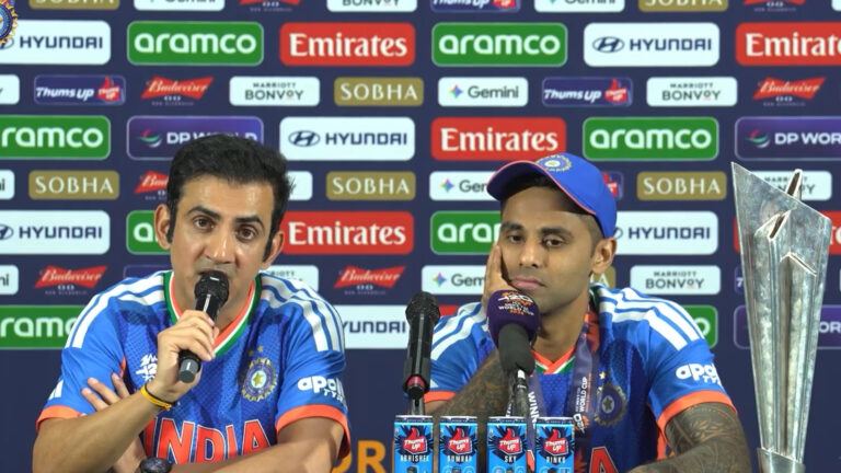 Gautam Gambhir after T20 World Cup win