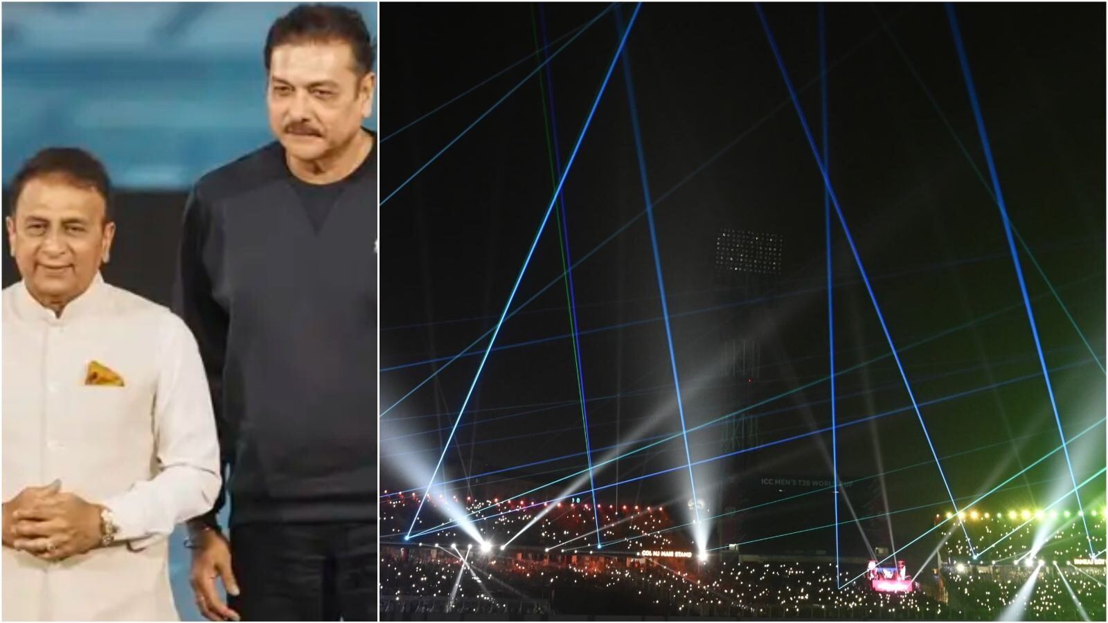 Gavaskar laser show reaction