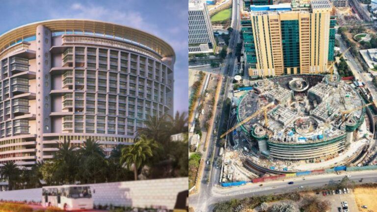 Google Hyderabad campus construction site