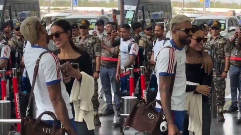 Hardik Pandya with Mahieka Sharma