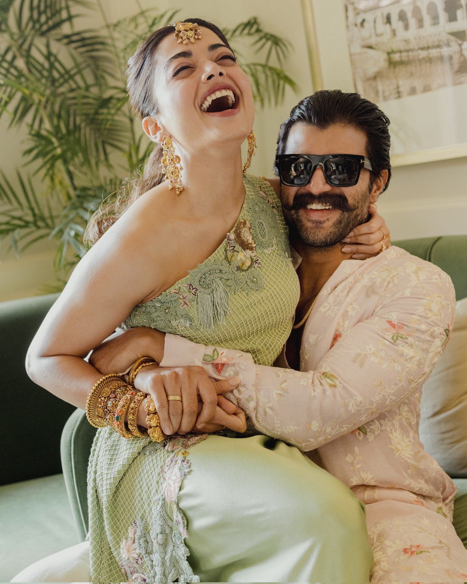 Vijay Deverakonda In Sharp Festive Haldi Look