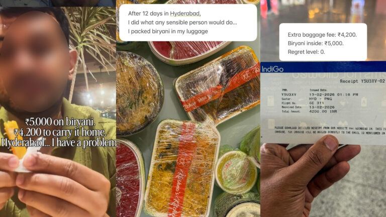 Hyderabad biryani luggage story
