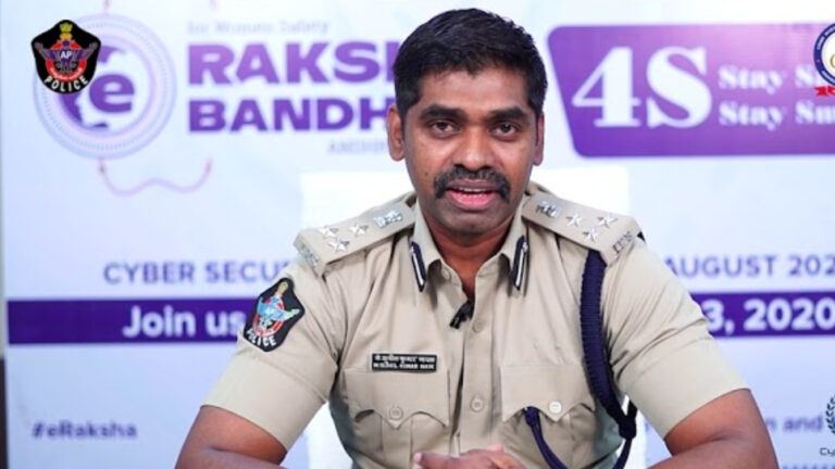 IPS officer Sunil Naik appearing for questioning in Guntur police station in the Raghurama Krishnam Raju case
