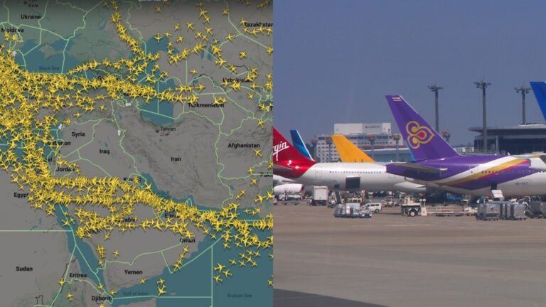 Iran airspace disrupting global flights