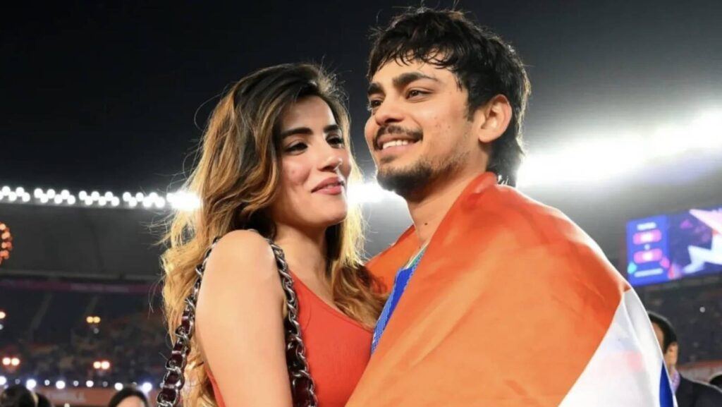 Ishan Kishan Aditi Hundia viral moment
