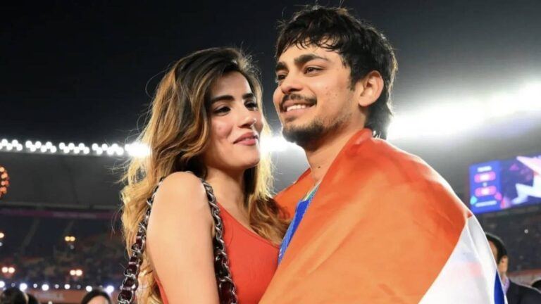 Ishan Kishan Aditi Hundia viral moment