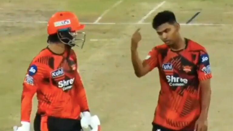 Ishan Kishan SRH practice send off moment