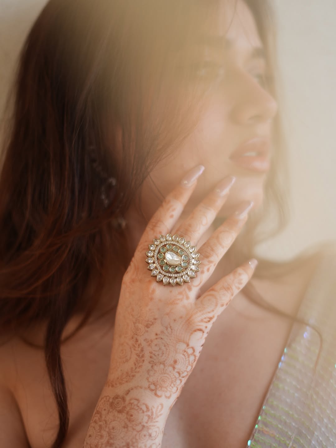 Jannat Zubair Flaunts Ornate Henna Hand Design
