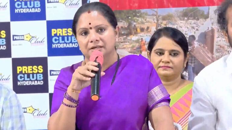 Kalvakuntla Kavitha seeking approval for new political party Telangana Praja Jagruti