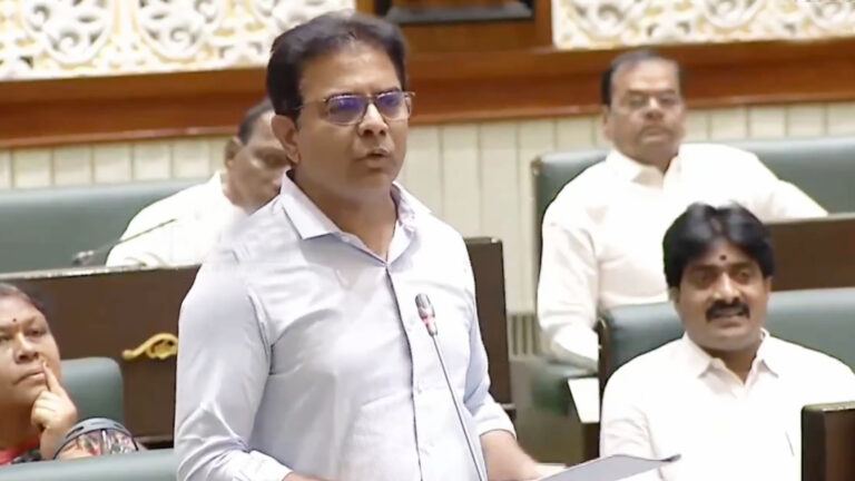 KTR speech Assembly criticism