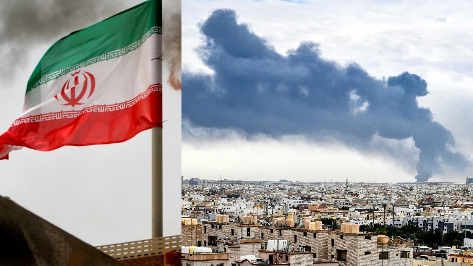 Kuwait plant strike damage scene