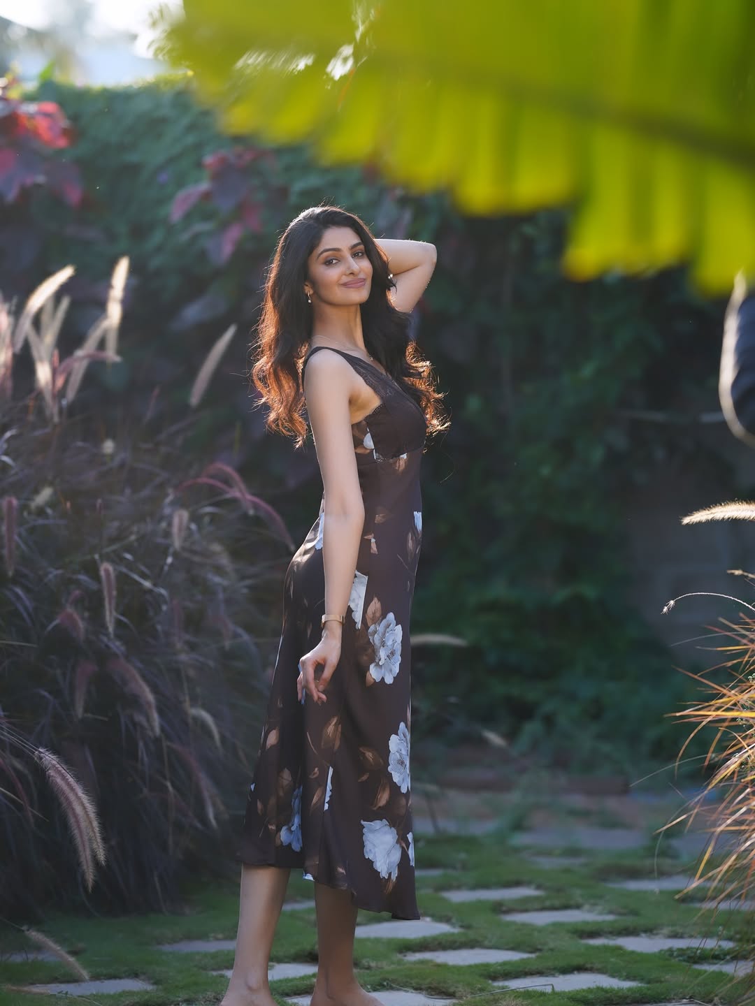 Manasa Varanasi Chic Garden Walk In Stylish Dress