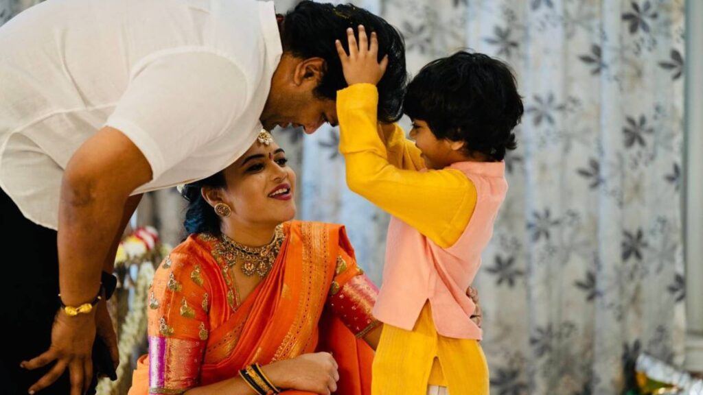 Manchu Manoj wedding anniversary photo