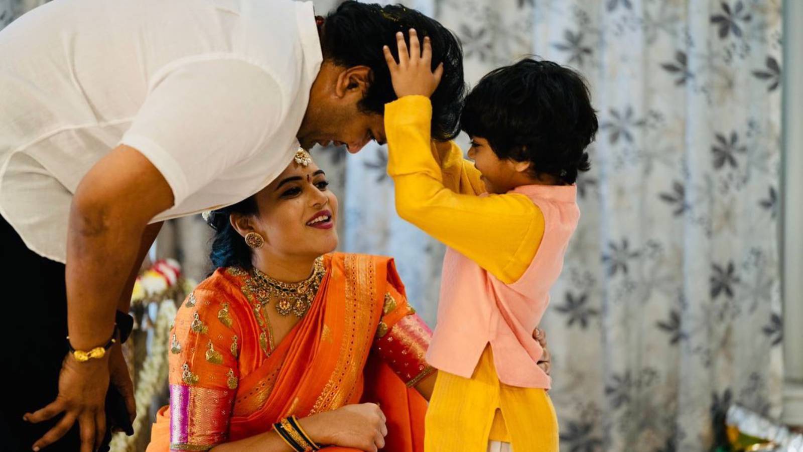 Manchu Manoj wedding anniversary photo
