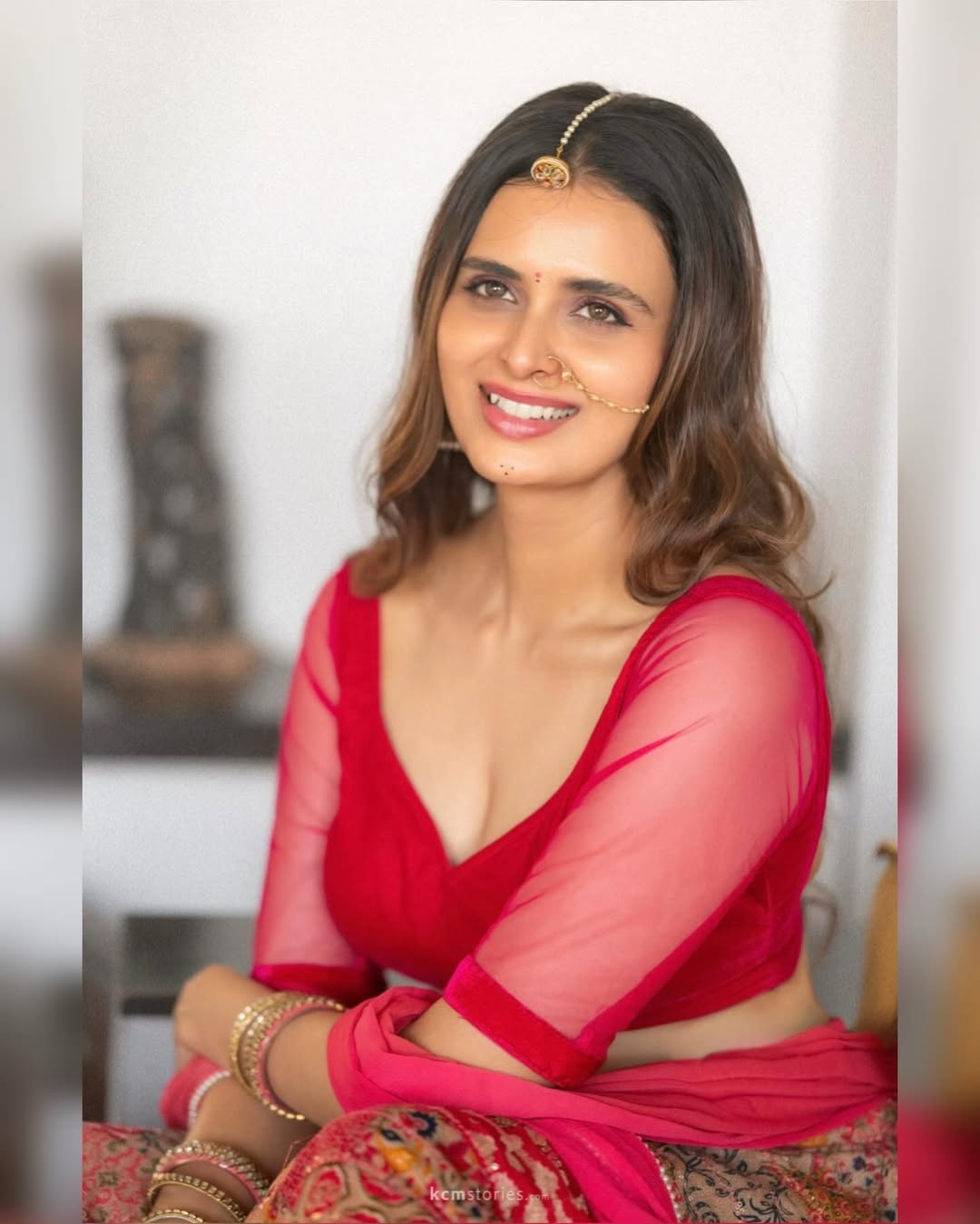 Close Up Of Meenakshi Dixit Radiating Confidence