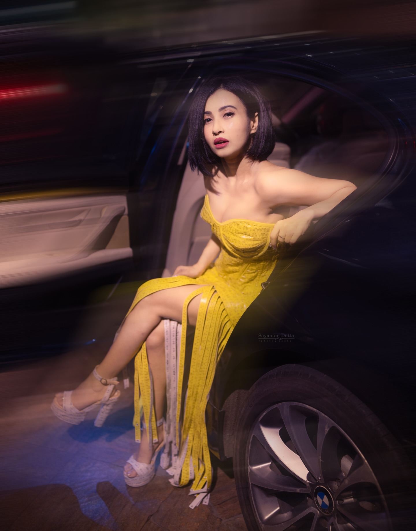 Monami Ghosh Owns The Night In Edgy Yellow Glam Look