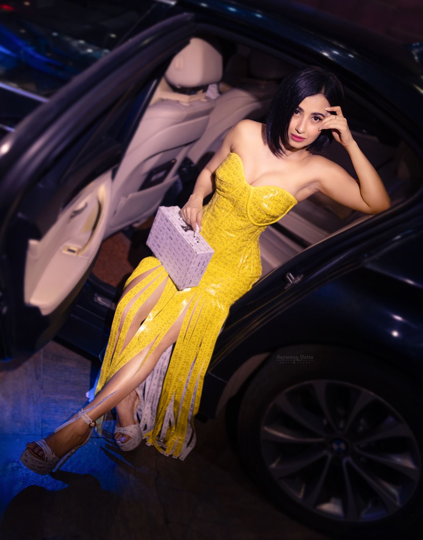 Monami Ghosh Brings Luxe Drama With Daring Yellow Outfit