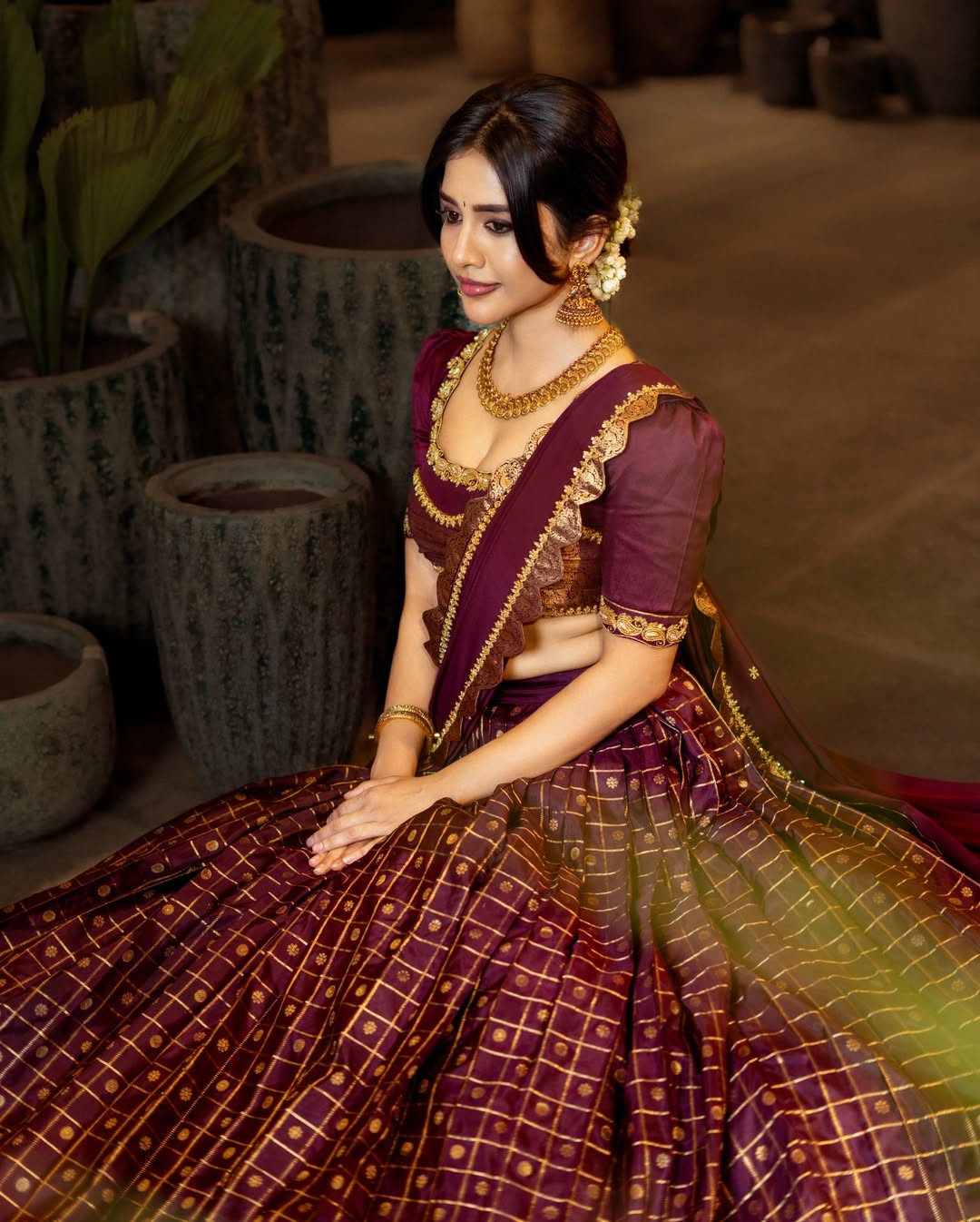 Nabha Natesh Graceful Smile In Ethnic Couture