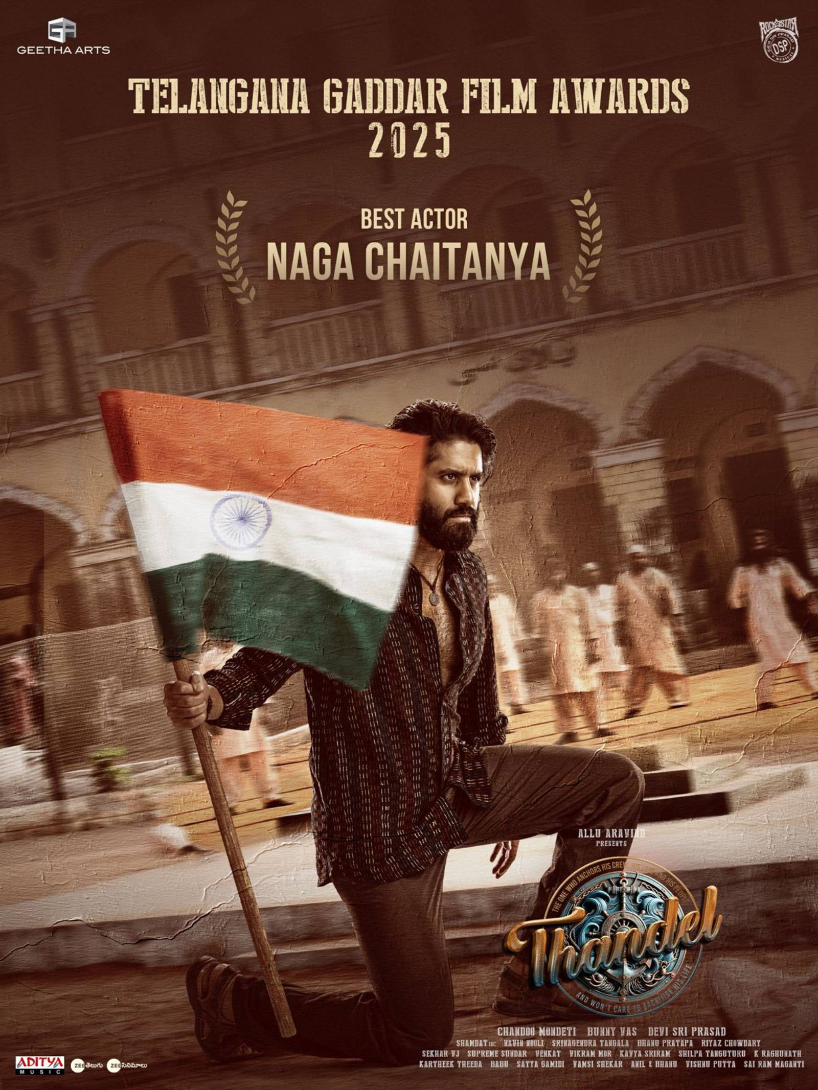 Naga Chaitanya Best Actor Gaddar Awards 2025