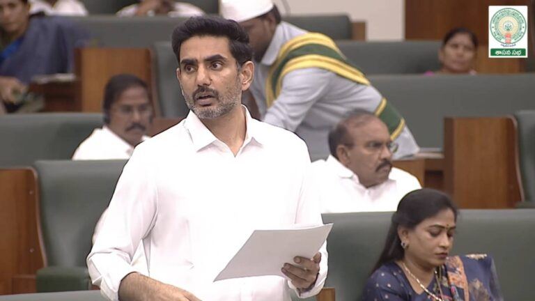 Nara Lokesh: AP Literacy Rate Fell Below Bihar