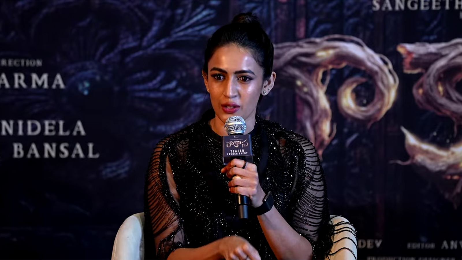 Niharika at Raakaasa teaser event