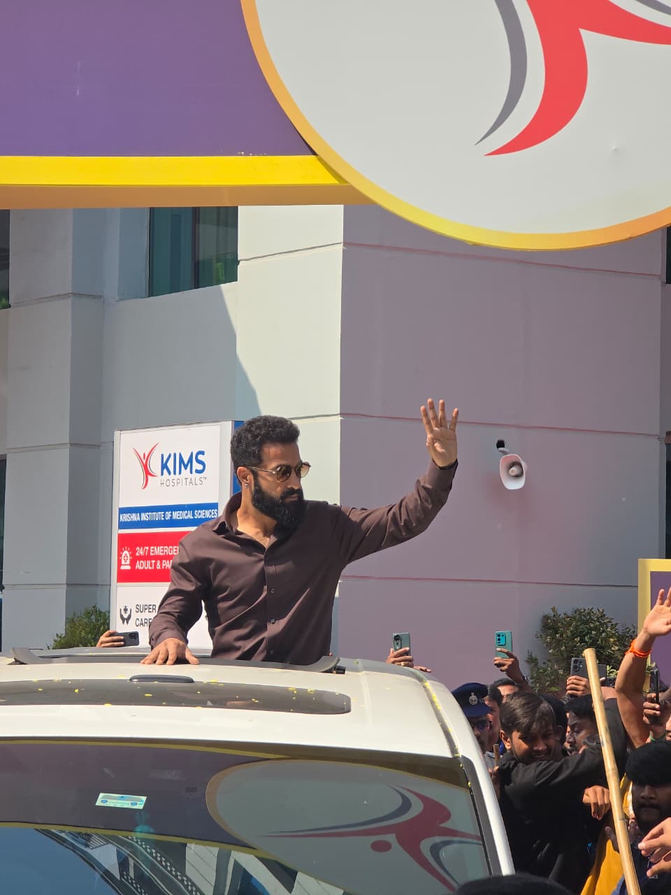 Photos: NTR at KIMS Hospital, Bengaluru
