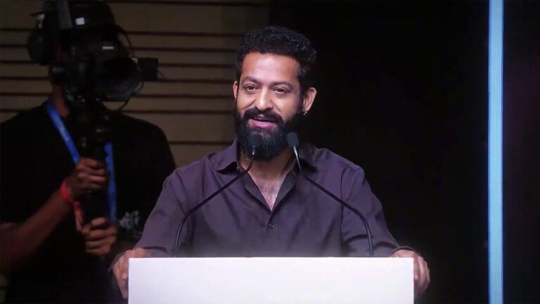 NTR Jr responds to CM slogans