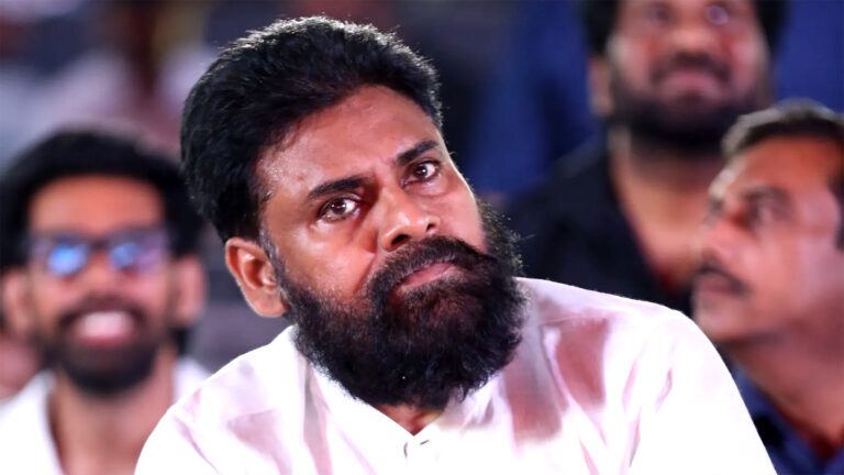 Pawan Kalyan silent at Ustaad event