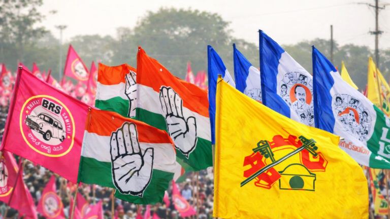 Political parties TDP, YSRCP, Congress and BRS fighting strongly in opposition after losing power in Andhra Pradesh and Telangana politics.