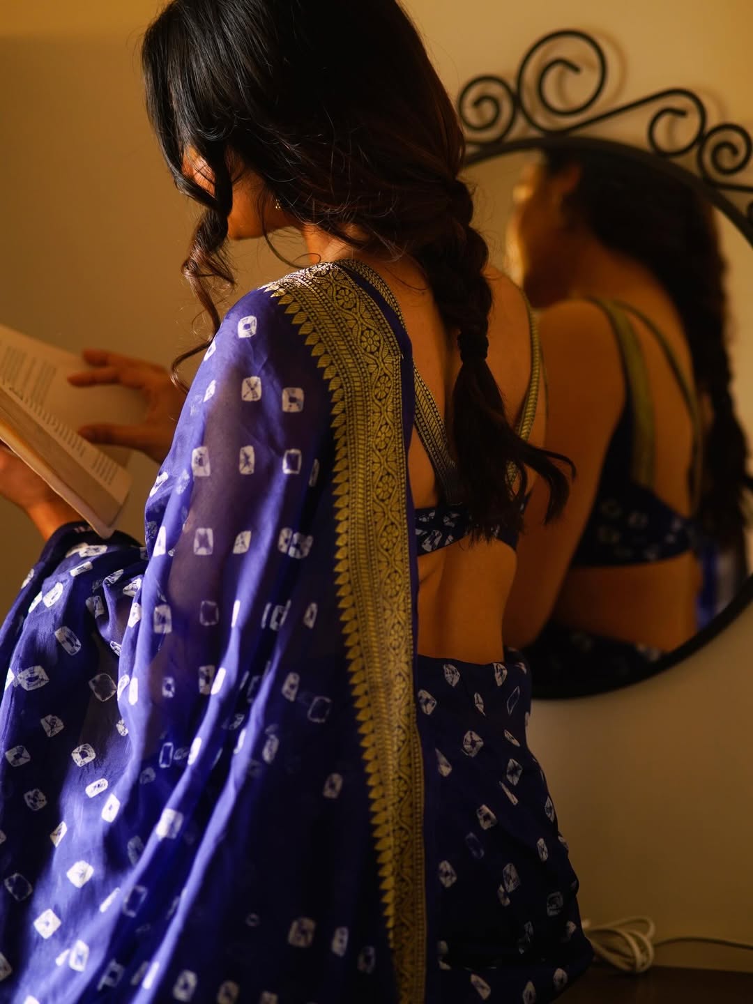 Stylish Prisha Singh Reading A Book Dreamily