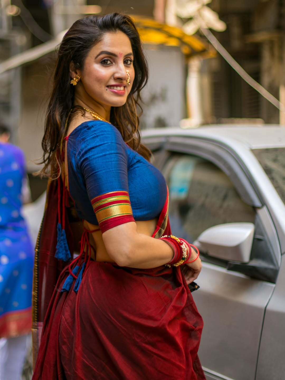 Priyanka Kholgade Elegant Side Profile Portrait