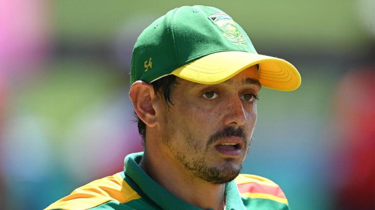 Quinton de Kock ICC travel delay reaction