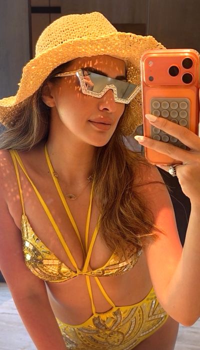 Raai Laxmi Captivating Gaze In Sun Drenched Fit