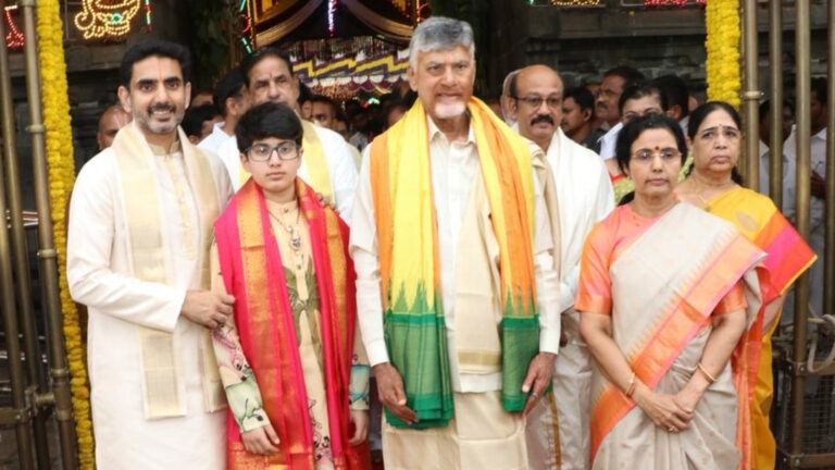 Roja and Chandrababu Naidu controversy during Tirumala visit with family and political reactions