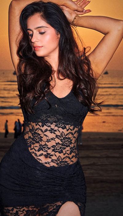 Rose Sardana Striking A Bold Pose By The Waves