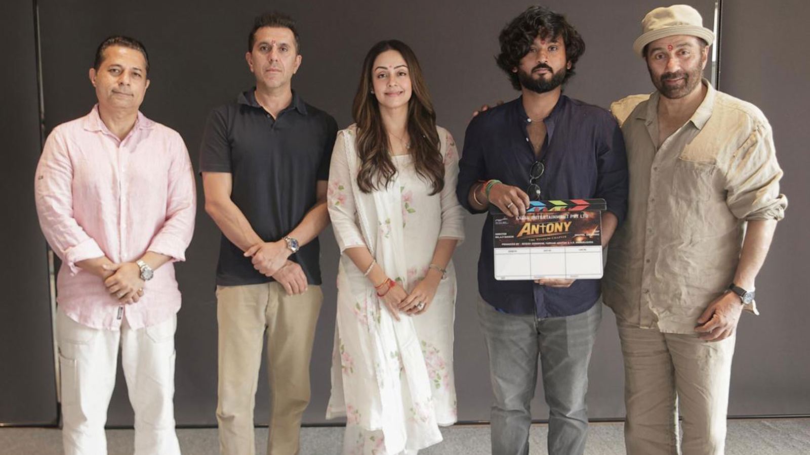 Sunny Deol and Jyothika Antony pooja