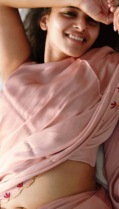 Playful Smile Of Swathishta Krishnan In Sunlight