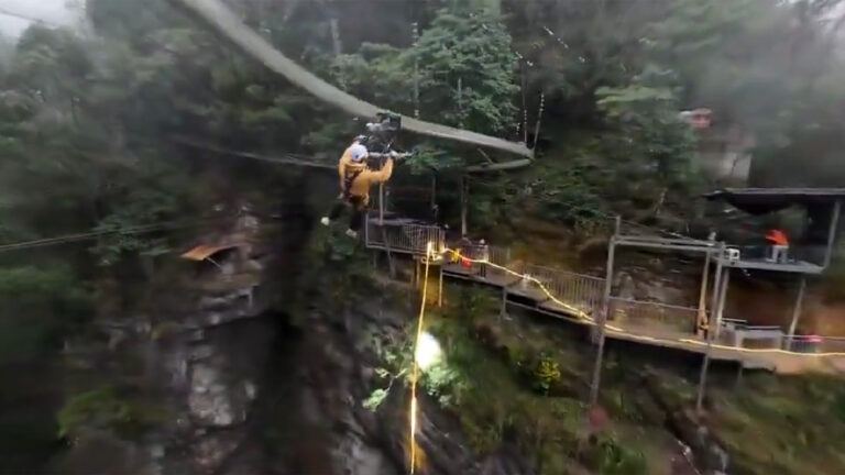 Temple Run Real Life Course In China