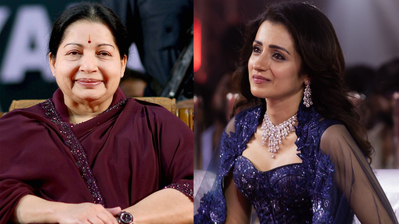 Trisha Jayalalithaa viral comparison