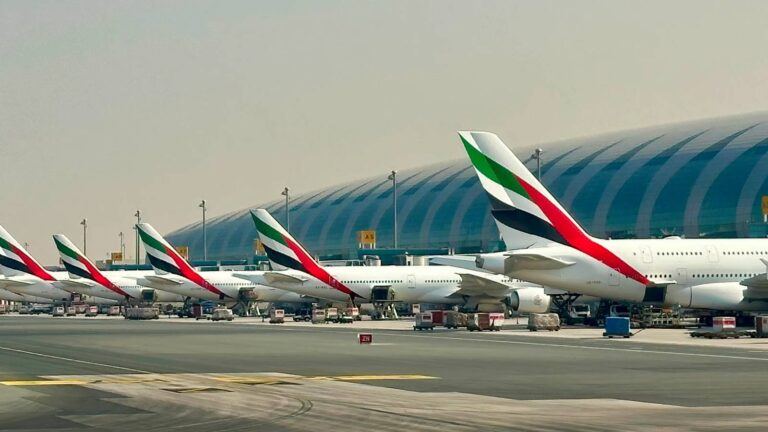 UAE airspace closure Iran strike impact