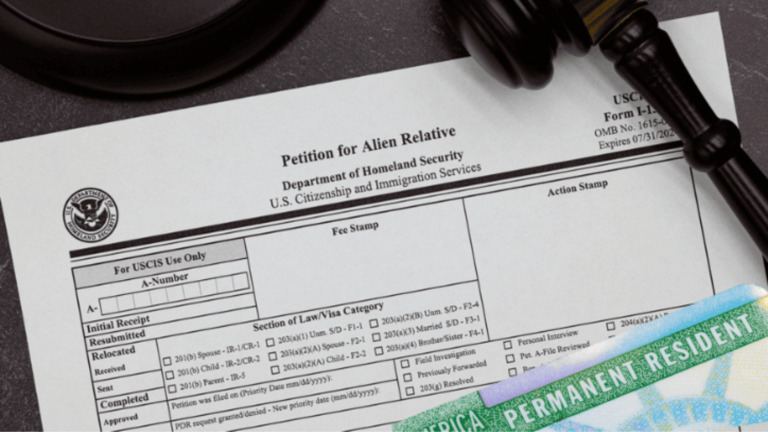 USCIS office interview setting