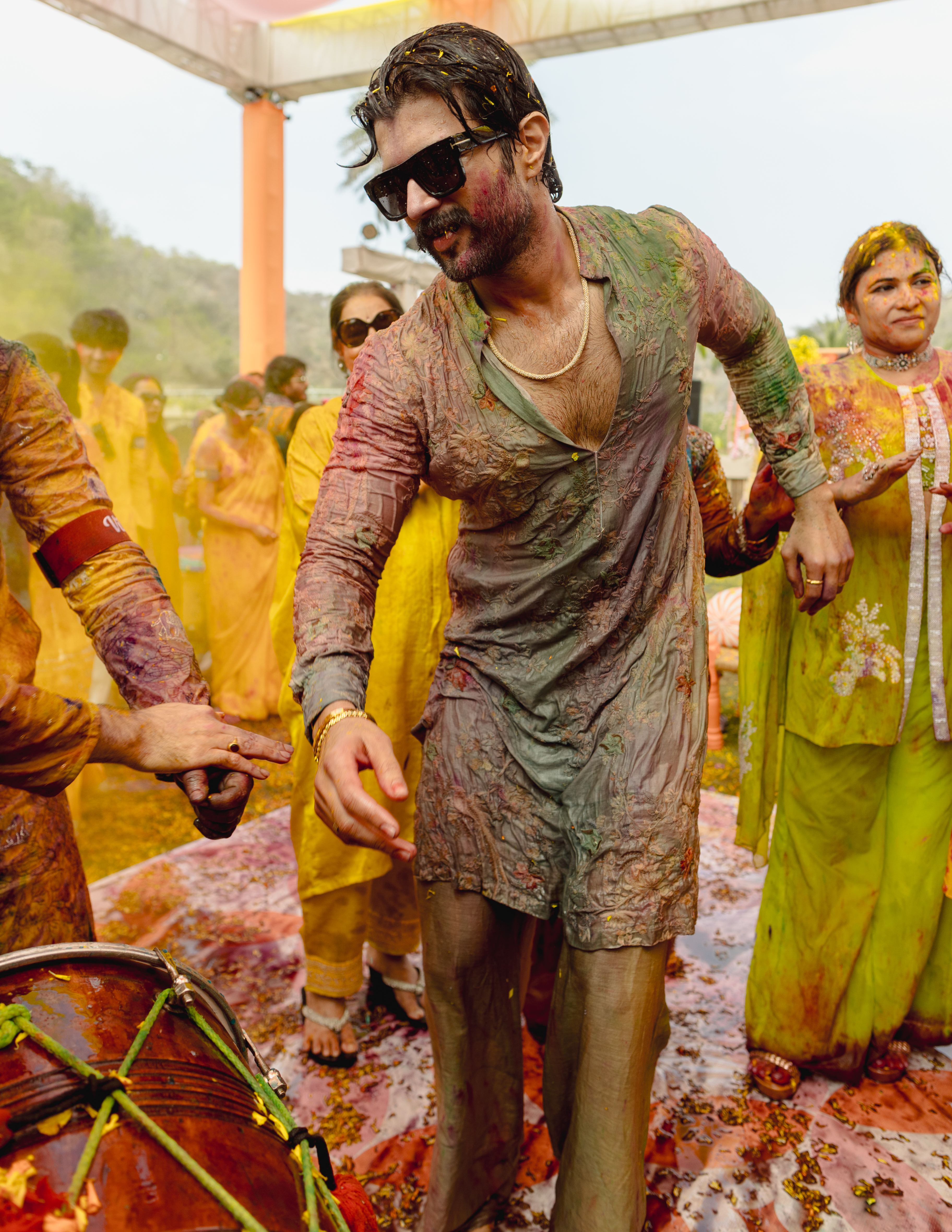 Vijay And Rashmika Drenched In Haldi Joy Vibes