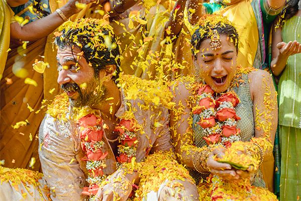 Rashmika Mandanna Haldi Fashion