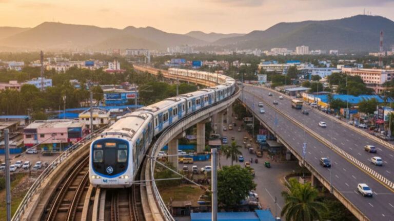 Vijayawada Vizag Metro route proposal