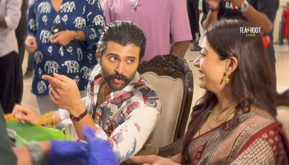 Rashmika Smiling Bright At Hyderabad Gathering