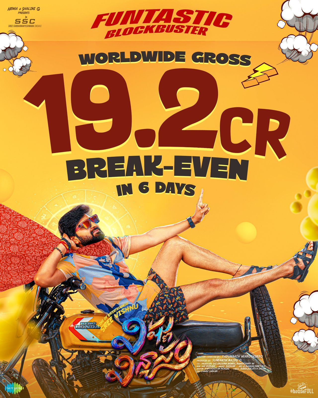 Vishnu Vinyasam Completes Breakeven in 6 Days