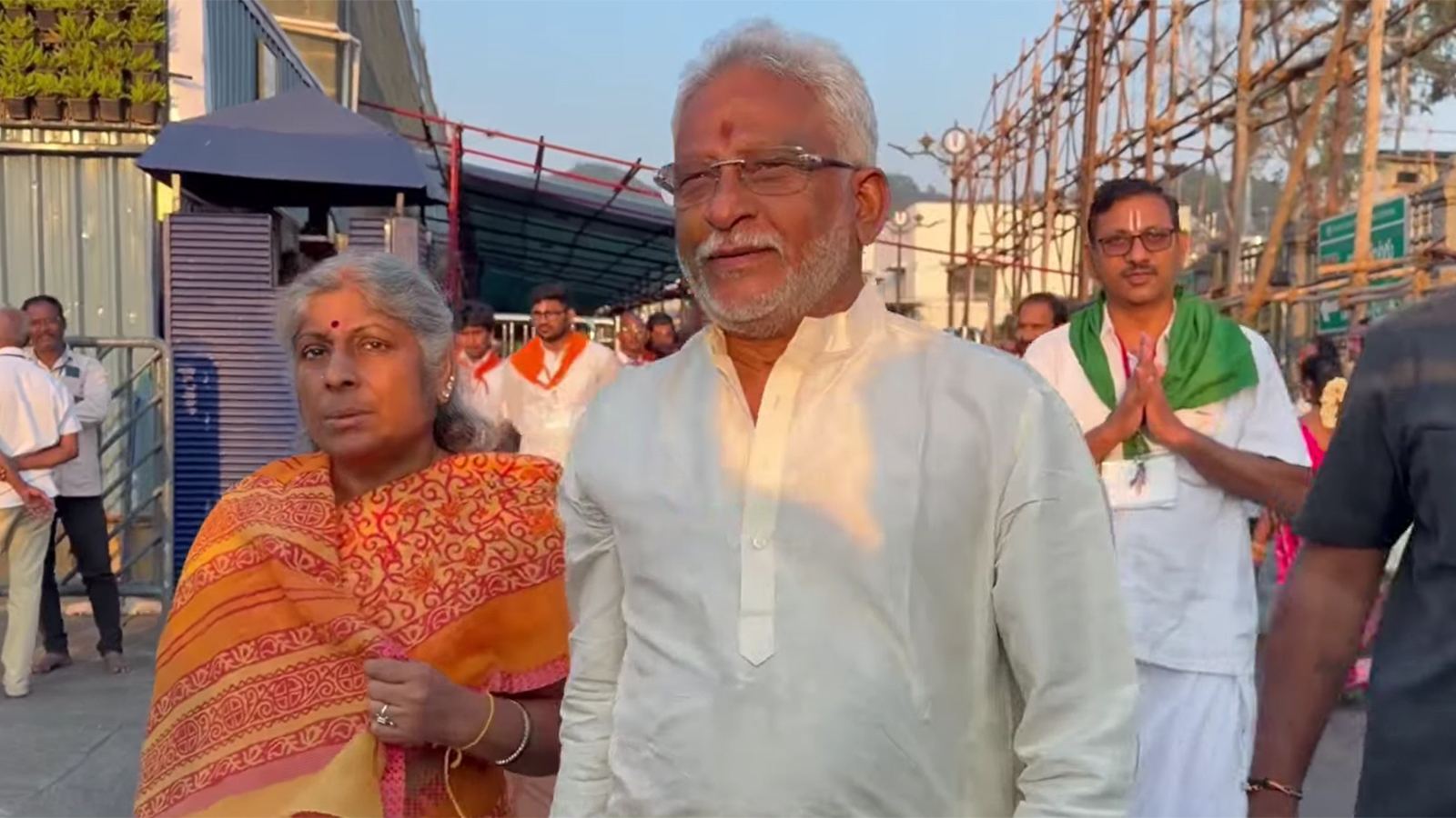 YV Subbaredyy Tirumala Visit