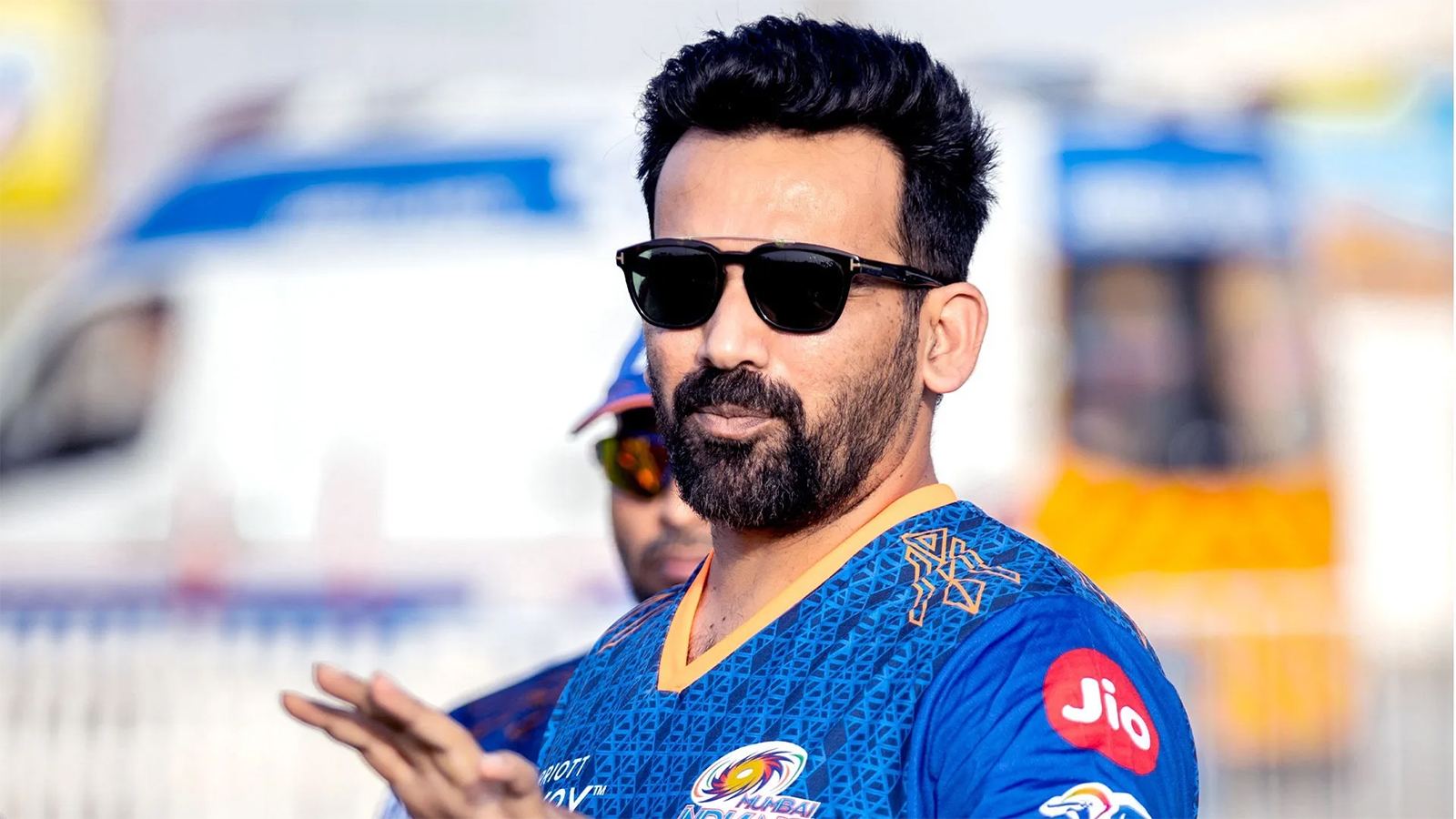 Zaheer Khan at cricket training session