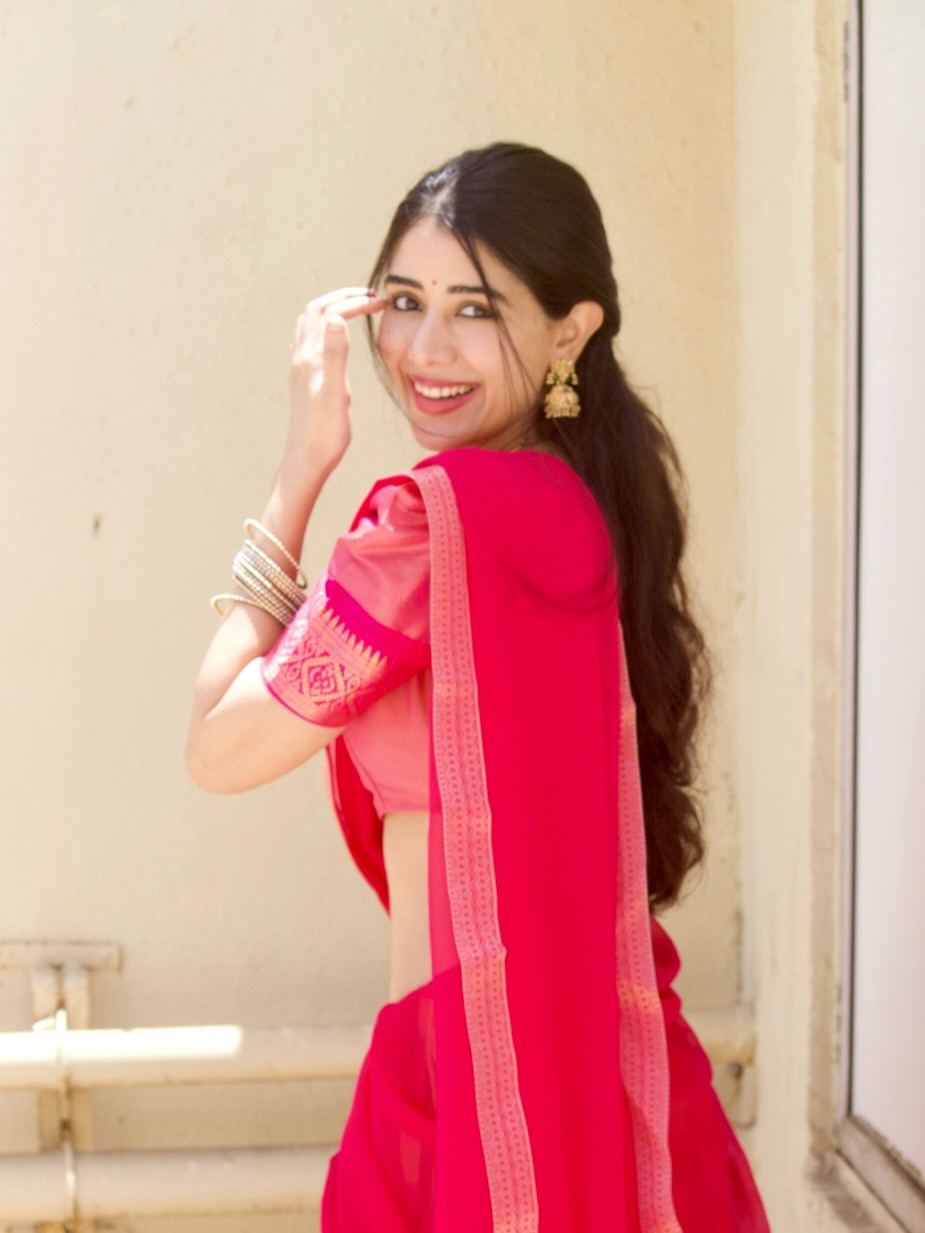 Aarti Chikara Smiling Bright In Traditional Wear