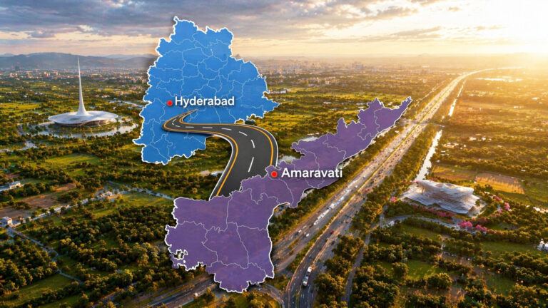 Amaravati connectivity road development